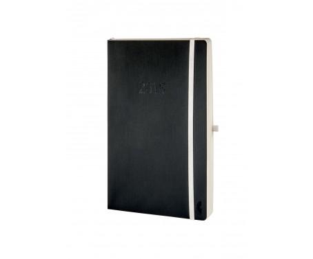 Verschlussband Hochwertiges cremefarbenes Papier, FSC-zertifiziert Mit hochwertiger Fadenheftung 5095J / 50955 Kalenderbuch Chronobook A5 Sof.