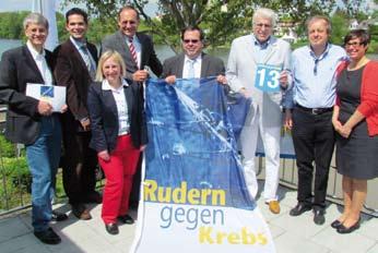 Unterstützung der Sportförderung des Kreises Offenbach am 29. September 2013 die Benefiz-Regatta Rudern gegen Krebs.