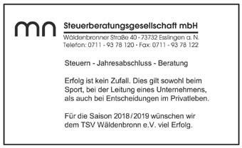 INFO Mitgliedsbeiträge ab 1.1.2017 www.tsvwesslingen.