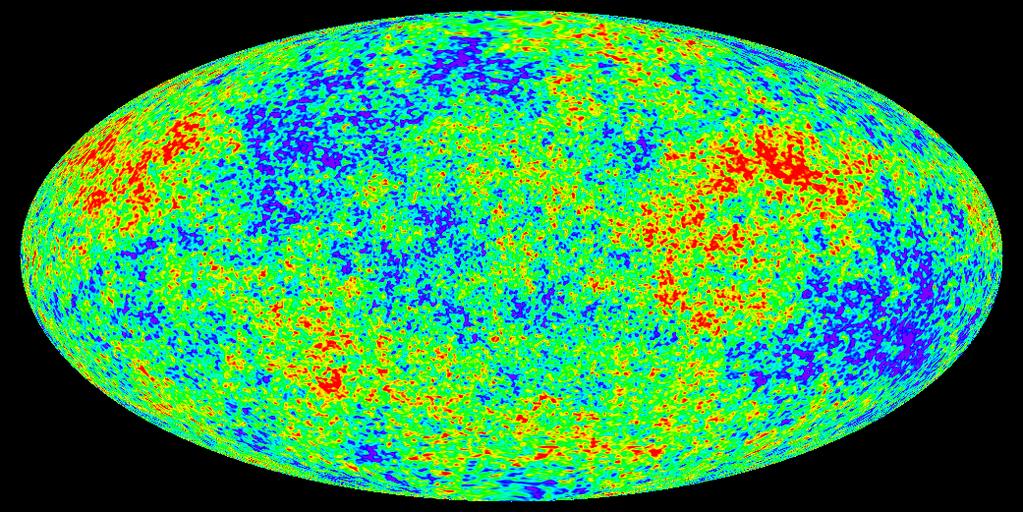 Jahren: Temperatur ~ 10 32 C Bild des Universums mit