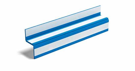 Trittschallschutz zwischen Treppenlauf und Podest / Decke In 5 verschiedenen Längen erhältlich.