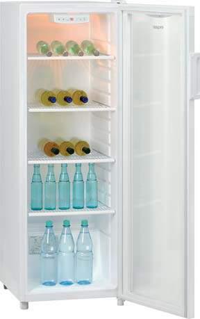 Kühlschränke, Glastürkühlschränke, Flaschenkühlschränke 2.20 Glastürkühlschrank - KS295GL mit statischer Kühlung............................221 ltr. unverpackt in mm (B/T/H)............. 500/540/1.