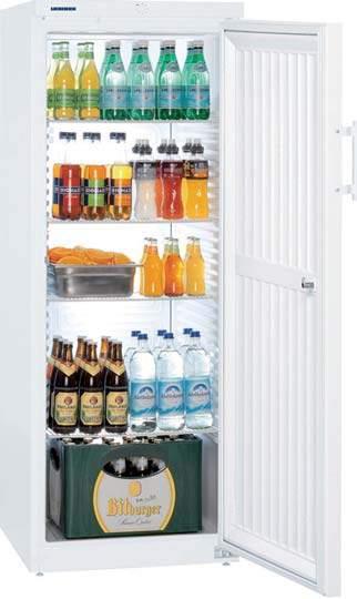 Kühlschränke, Glastürkühlschränke 2.26 2.27 Liebherr Modell - FK 3640 mit statischer Kühlung Bruttoinhalt........................... 333 ltr. Außenmaße in mm (B/T/H).