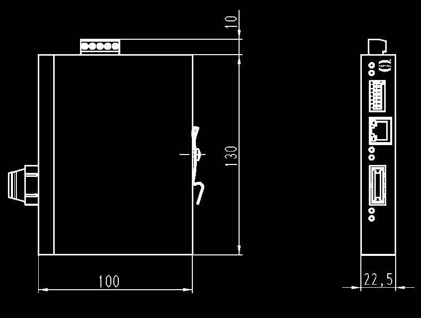 Bereich (min/max) Eingangsspannung Modus PoE Zulässiger Bereich (min/max) Eingangsstrom 24 V DC / 5-poliger, steckbarer Kontakt, redundant (PRW1 + / PWR1 - / PWR2 + / PWR2 - / PE) 12 V 30 V DC 48 V