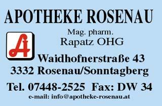 MAYRHOFER Gerhard ROSENAU 07448/2500