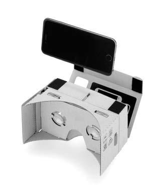 Einfach Karton aufreißen, zusammenstecken, Smartphone einlegen, und schon können Sie Filme und Bilder in 3D genießen.