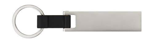 Speicher frei wählbar Hochwertige Stahloberfläche Schlüsselband aus Silikon Schlüsselring inklusive IHR LOGO 133 USB USB ELEMENT L GRÖSSE 77 x 12 x 4,5