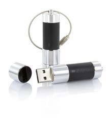150 USB GLOW ALU Ultraleichtes Alugehäuse mit lackiertem Kunststoffzylinder.