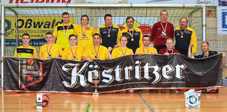 Spielbetrieb Hallenmeisterschaft: Hildburghausen triumphiert Martin Schleicher schießt den Außenseiter zum Titel Unerwartet: Der FSV 06 Eintracht Hildburghausen holte sich überraschend den Titel.