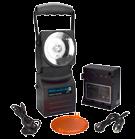 INOLux Ex LED Tragbare Handnotleuchte geeignet zum Einsatz in elektrischen Betriebsräumen Explosionsgeschützte LED-Handnotleuchte mit Ladestation, Batterie und inkl.orangener Vorsteckscheibe.