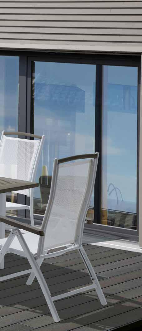 SERIE SYLE MODERNER LOOK Stylisch und vielseitig kombinierbar diese Allwetter-Möbel bringen Sitzkomfort und einen leichten, modernen Look.