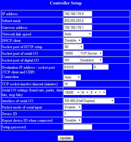 Bild: EX-9132 Beispielkonfiguration Folgende Zeilen können abweichend sein, falls Sie den IP-Standardadressraum der Fritzbox verändert haben. Die Adressen müssen dann ggf. angepasst werden.