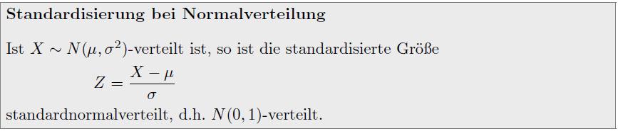 7.3 Spezielle eindimensionale Verteilungen