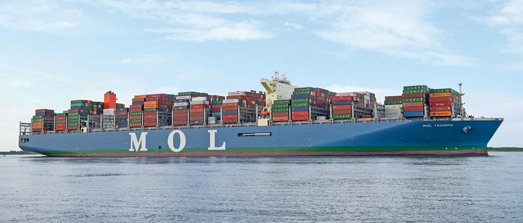 Ein Urteil mit Tiefgang Bereits heute laufen auch die weltgrößten Containerschiffe den Hamburger Hafen an.
