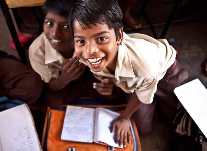 Foto: Schüler der Don Bosco Schule in Vijayawada/Indien 15 Jahre im
