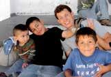 Er lebte und arbeitete ein Jahr in der ecuadorianischen Hauptstadt Quito im Don Bosco Straßenkinderprojekt Chicos de la Calle (Kinder der Straße).