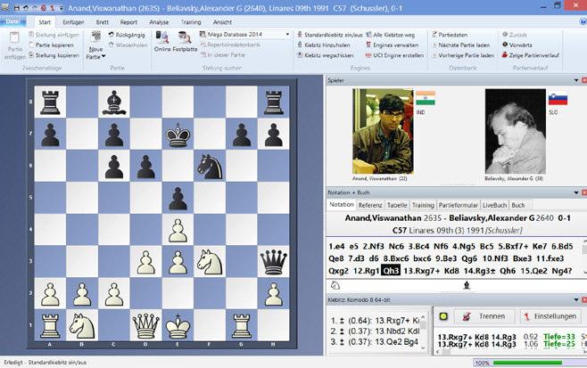 ChessBase 13 fügt bei der Analyse ohne Abfrage neue Varianten ein. Und bei der Kommentierung steht direkt unter der Notation eine Schalterleiste mit allen wichtigen Symbolen bereit.
