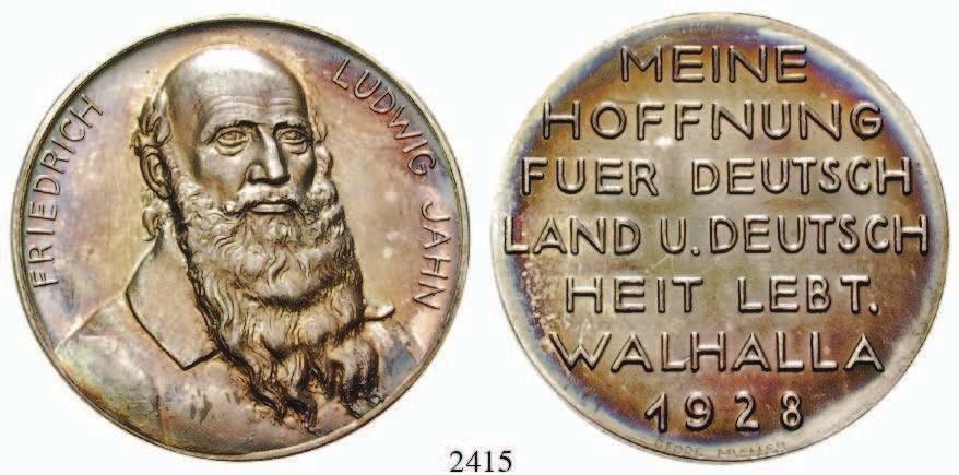 berieben, vz 60,- 2410 Hindenburg, Paul von, 1847-1934 Silbermedaille 1925. (v.
