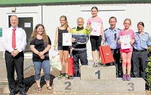 Jugendverkehrsschule Homburg wurden die besten Radfahrer ermittelt. Es gewann Lisa Schormann vor Michelle Spangenberg und Lea Breinessel.