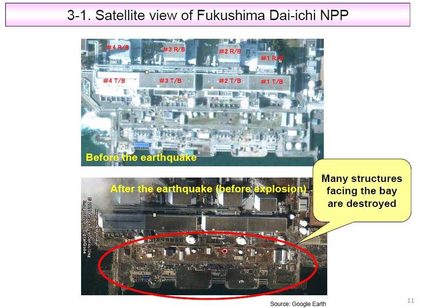7 Fukushima I: Zerstörungen durch den