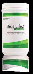 . Wenn Sie Bios Life C dreimal täglich zu sich nehmen, erhalten Sie nahezu die Hälfte der täglich empfohlenen Verzehrmenge an Ballaststoffen.