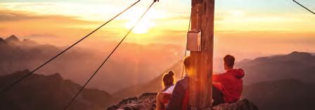 Die Sonnenuntergangstour auf die Höferspitze schafft den perfekten Ausklang zu einem tollen Tag in der Bergwelt von Warth-Schröcken.