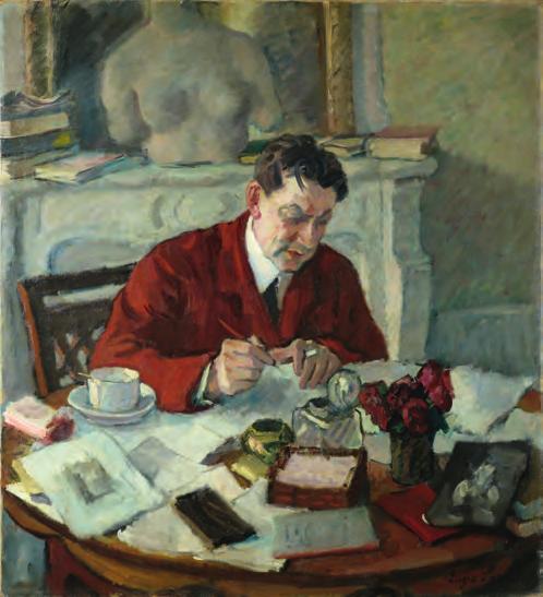 7 Porträt Meier-Graefe in Paris, Eugen Spiro, 1912.