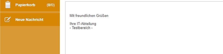 Ebenso können Sie eine oder mehrere Dateien anhängen (bis max. 10 MB). Mit Klicken auf den Senden Button versenden Sie den Mailinhalt geschützt an alle Empfänger. Alle Mails an drs.