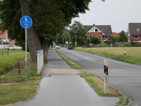 Das Fahrrad als Verkehrsträger wird aufgewertet. Vorhandene Radwege werden ausgebessert.