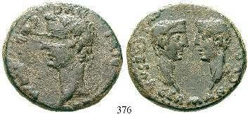 ss/ss+ 650,- SPANIEN-HISPANIA CITERIOR, CARTHAGO NOVA 377 Caligula, 37-41 AE-As 37-41. 12,22 g.