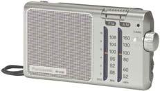 Kofferradios Koffer-Radio mit U/M, Batteriebetrieb - RF-U 160 Tragbares Radio, großes Sendereinstellrad, große Tuninganzeige und Skala, LED-Indikator, Kopfhörerausgang, Netz- und Batteriebetrieb,