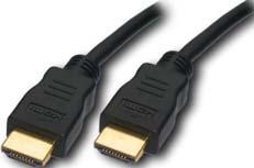 Anschlusskabel HDMI-Anschlusskabel - Highspeed - H-1 High Speed HDMI Kabel mit vergoldeten Kontakten, 1440p, Verpackung: Einzeln im Polybeutel Ausführung Anschluss 1 Stecker, Ausführung