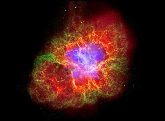 Crabnebel Krebsnebel M1 im Sternbild Stier Supernova Supernovarest.