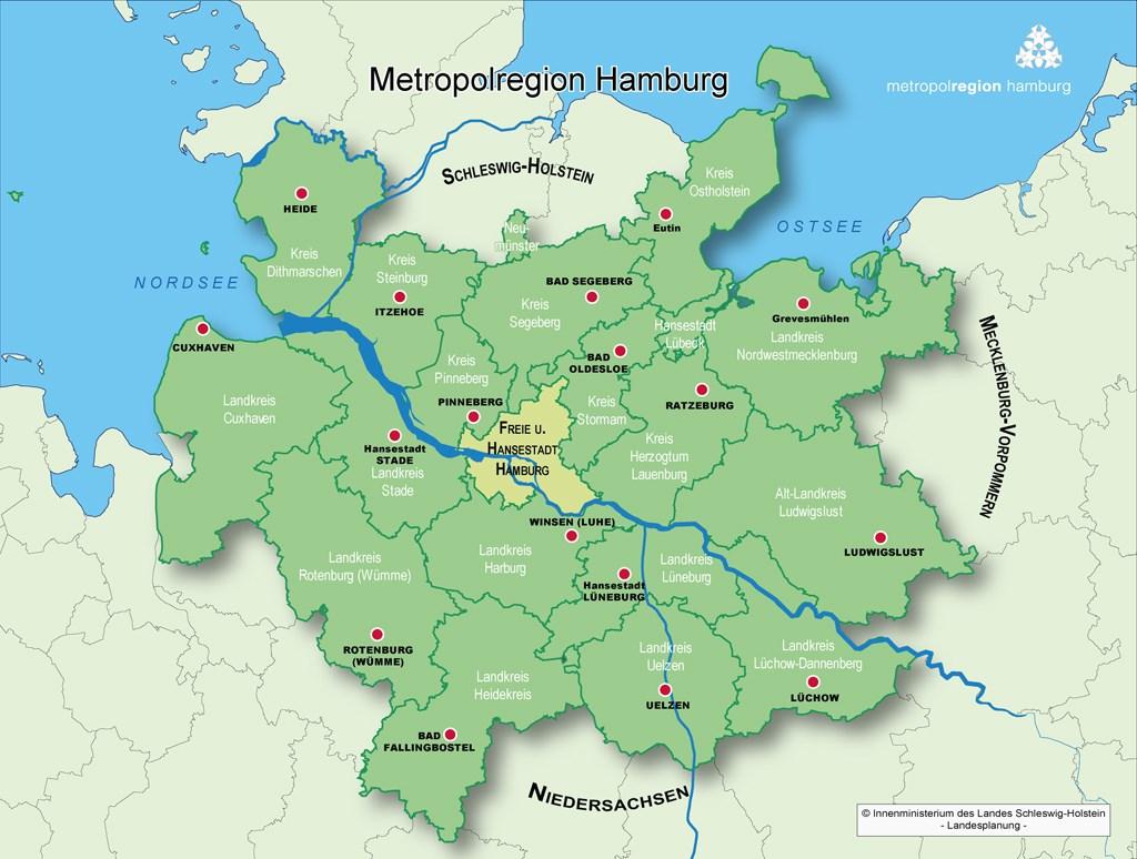 KLIMZUG Nord Modellgebiet Metropolregion Hamburg - 5,0 Mio.
