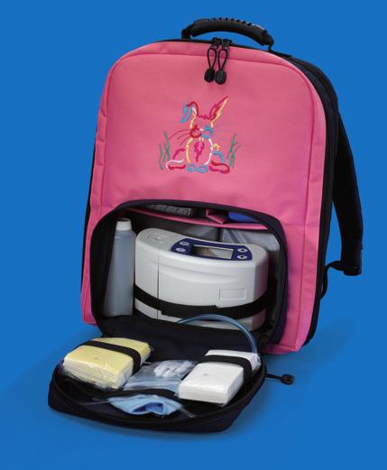 Zum Transport von Kinder-Hilfsmitteln mit vielen eingearbeiteten Taschen und Fächern. In verschiedenen Farben und Designs erhältlich.