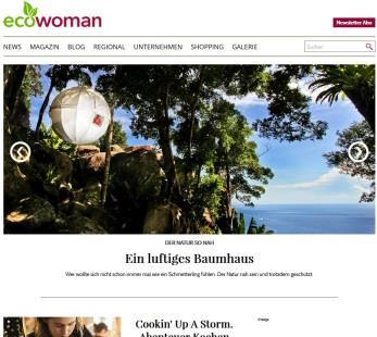 Das große Eco-Lifestyle-Magazin für Nachhaltigkeit Factsheet ecowoman ecowoman.de ecowoman.