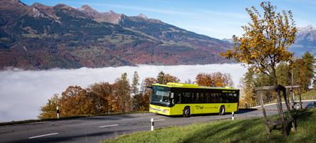 Seite 10 Geschätzte Leserinnen und Leser Aufbruchstimmung Kurz vor dem alljährlichen Fahrplanwechsel herrscht Aufbruchstimmung bei LIEmobil: Die letzten Vorbereitungen laufen auf Hochtouren und man