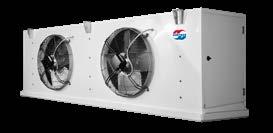 Luftkühler DUAL Compact Hocheffiziente Luftkühler für die Gewerbekälte Flache Bauart für optimale
