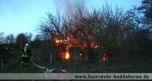 25. Januar - Gebäudebrand - Kollbruchweg -> Althöfer Bach -