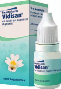 Da geht s mir gleich viel besser! Vidisan Augentropfen 10 ml Panthenol Jojoba Spray 130 g statt 11,89 1) 9,99 100 g = 7,68 5,99 100 ml = 59,90 SCHÖNEN URLAUB BLEIBEN SIE GESUND!