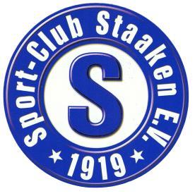 Sport Club Staaken 1919 e.v. Geschäftsstelle: Vereinscasino, Eichholzbahn 114, 13591 Berlin, Tel. 030 366 97 31 1.Vorsitzender u. Klaus-Dieter Krebs, Tel: 0174 404 38 50 Vereinsanschrift: Franzstr.