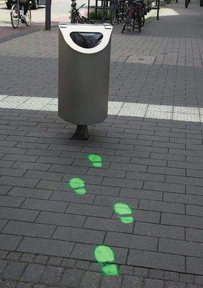 36 WAHRNEHMUNG VON SAUBERKEIT UND URSACHEN VON LITTERING 37 Ergänzung der ersten Maßnahme (war aber prinzipiell auch unabhängig einsetzbar).