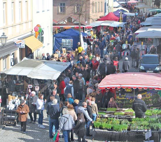 Frühjahrsmarkt in Burgebrach Burgebrach. Am Sonntag, 11. März 2018 lädt der Markt Burgebrach wieder zum traditionellen Frühlingsmarkt ein.
