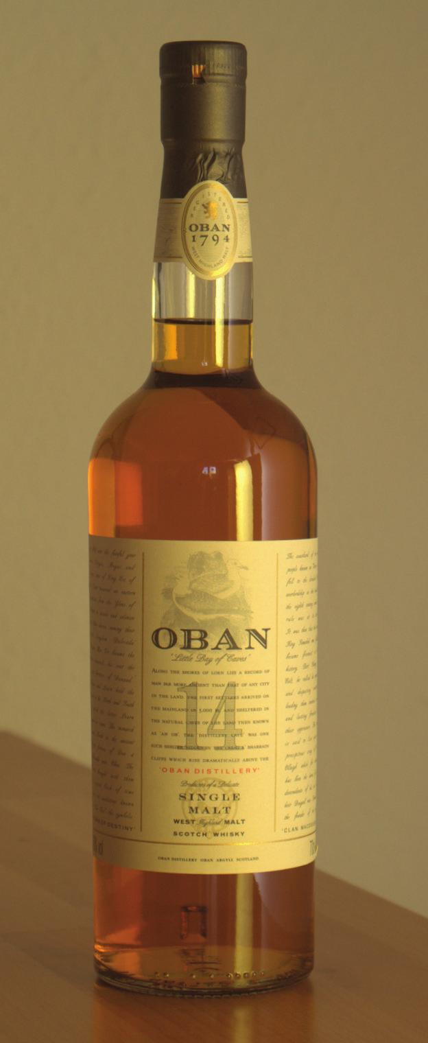 Zu guter Letzt Kolumne: Whisky Tasting Die Destillerie Oban liegt im gleichnamigen Städtchen in den westlichen Highlands und bringt ausgeglichene, runde Whiskys hervor.
