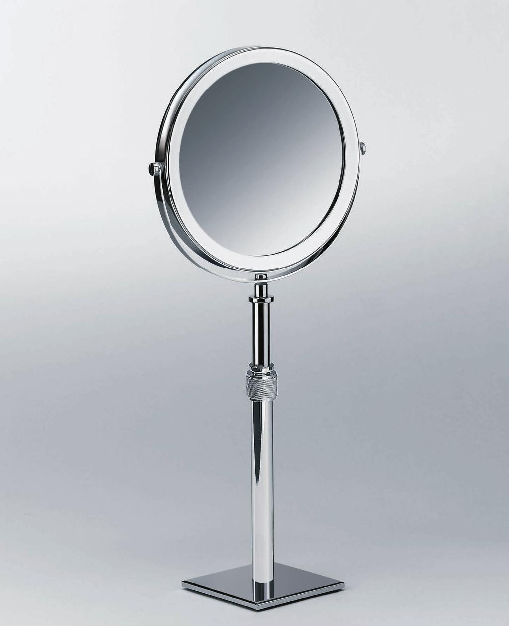 Standkosmetikspiegel / Cosmetic mirror SP 15 3-fache + 1-fache Vergrößerung / 3x + 1x magnification SP 15/V 5-fache + 1-fache Vergrößerung