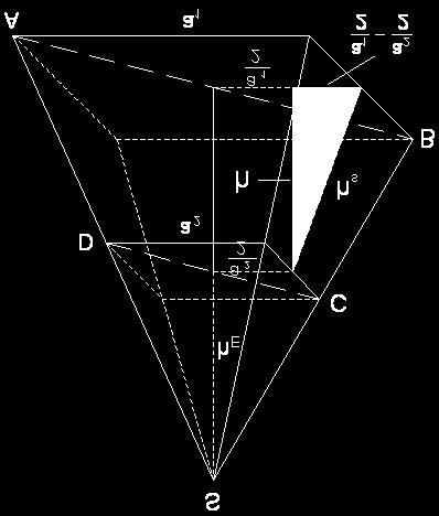 Pyramidenstumpfmantels :