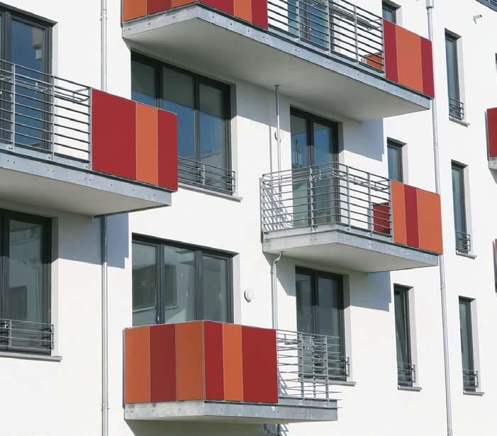BALKONPLATTE EQUITONE Qualität und Sicherheit für jede Gebäudeart und -höhe Bei der Planung von Balkonen muss einer Vielzahl von Normen und Richtlinien Rechnung getragen werden.