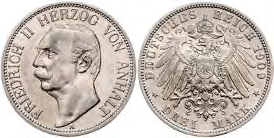 15 50 Pfennig, 1896 A, kleine Randunebenheiten, fast