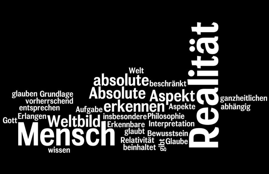 Redaktion.twoday.net Seite 5 von 20 2. Der Mensch kann das Absolute erkennen. Die Interpretation der objektiven Welt ist vom subjektiven Bewusstsein abhängig. Der Mensch sieht, was er glaubt.