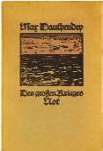 Roter Original-Leinenband und OUmschlag mit Photo über volle Seitengröße. 45,00 Erste Ausgabe (Holstein Blickfang Seite 72). Typographie von Ph. Albinus.